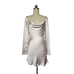 Princess Polly Cream Mini Dress